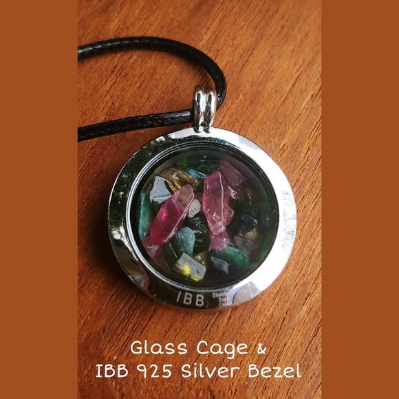 Watermelon Tourmaline Chip Necklace - Picture 5 of 8